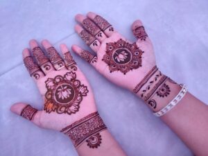 Border Mehndi Designs For Ramadan 2024